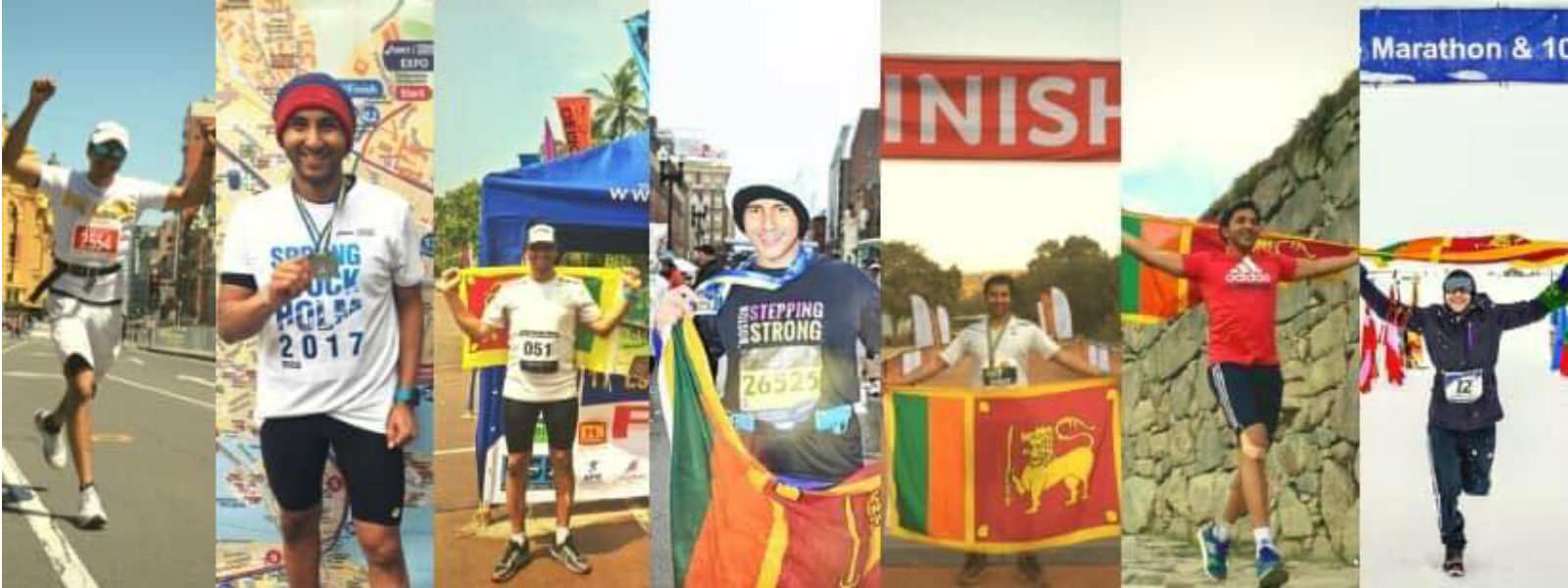 First Lankan to run across the seven continents
