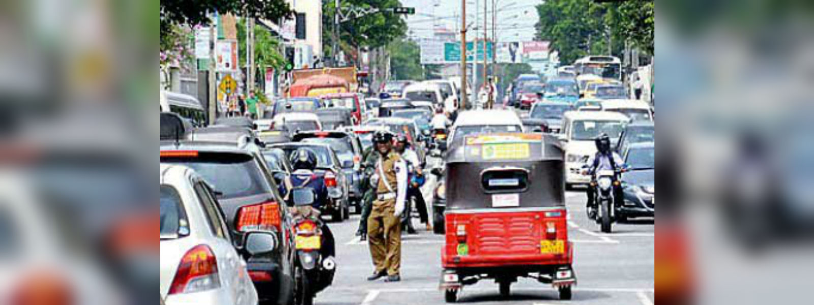 Vehicular traffic in Seenigama limited