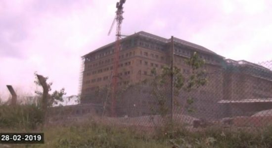 Battaramulla Military HQ construction work halted