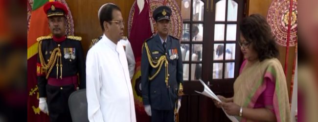 Wijesundera sworn in as Acting President of CoA
