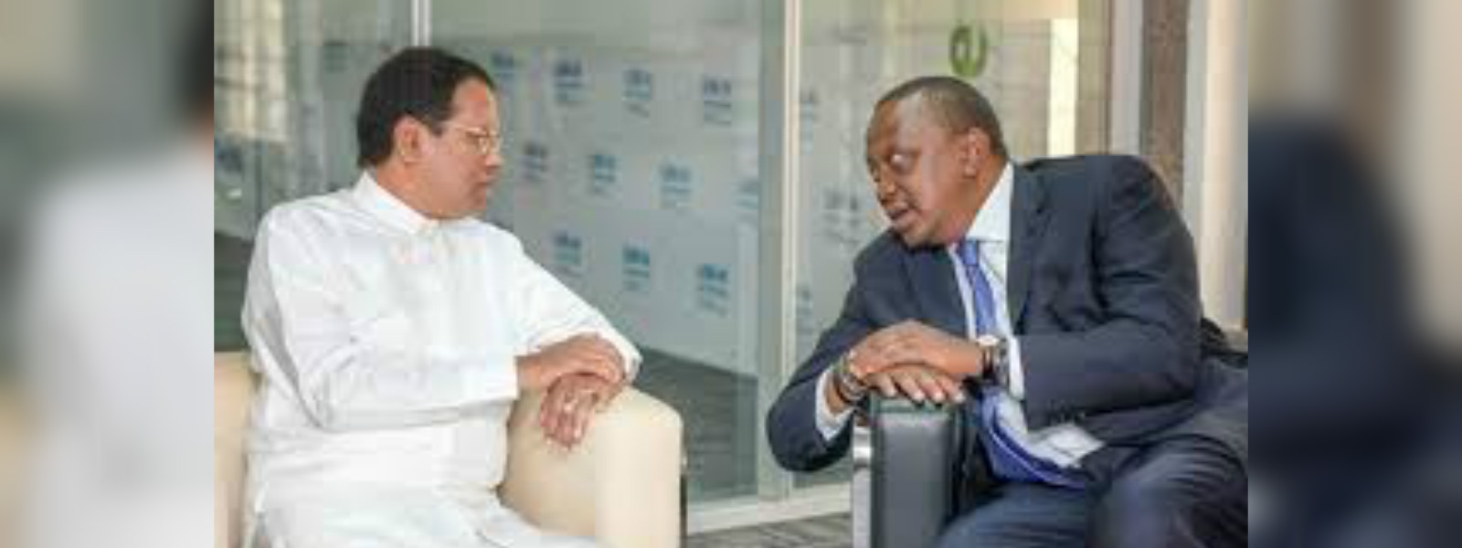 President meets with his Kenyan counterpart