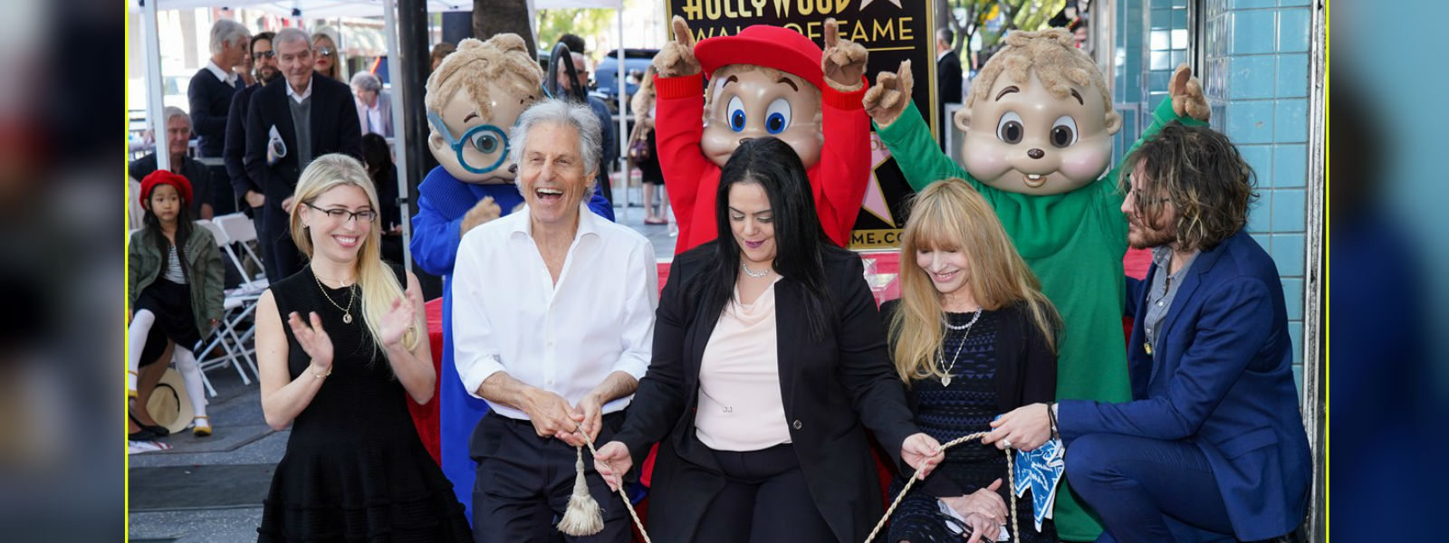 Hollywood star for Alvin and the Chipmunks 