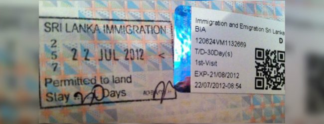 Sri Lanka suspends visa-on-arrival