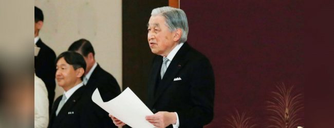 Japan's Emperor Akihito declares his abdication
