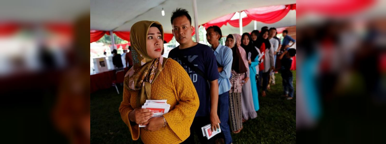 Biggest one-day election: Indonesian election