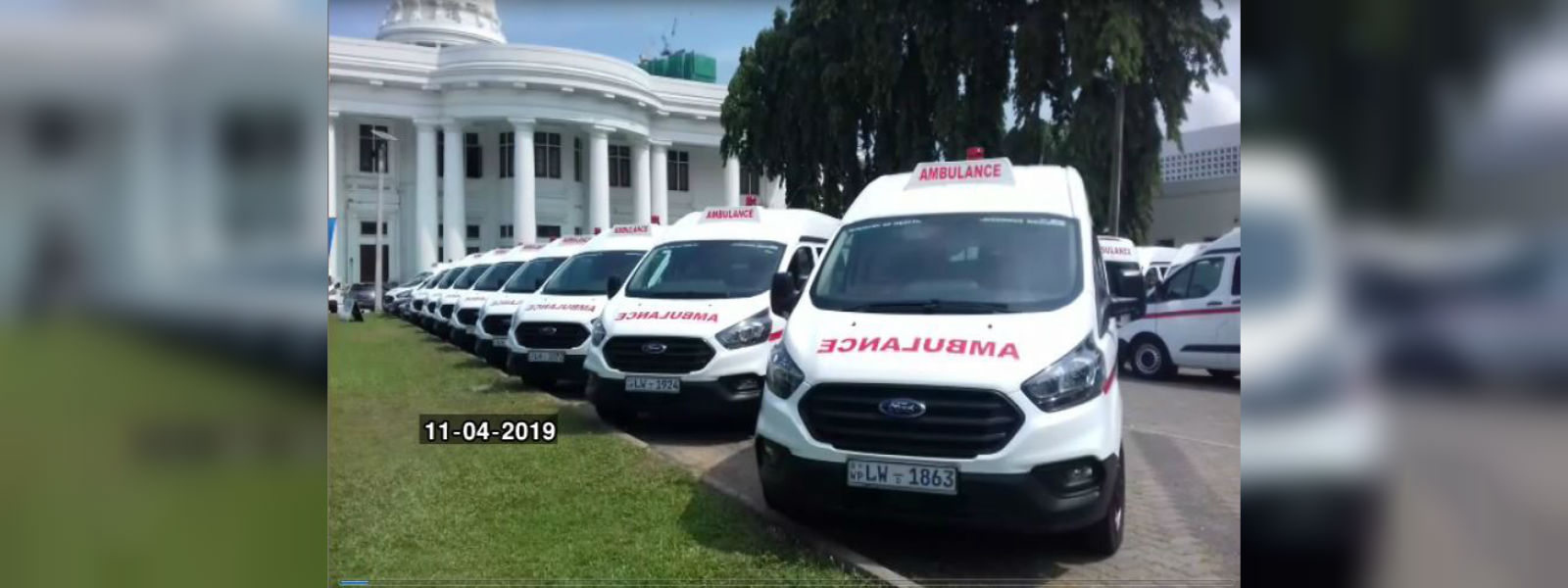 138 ambulances donated across the country