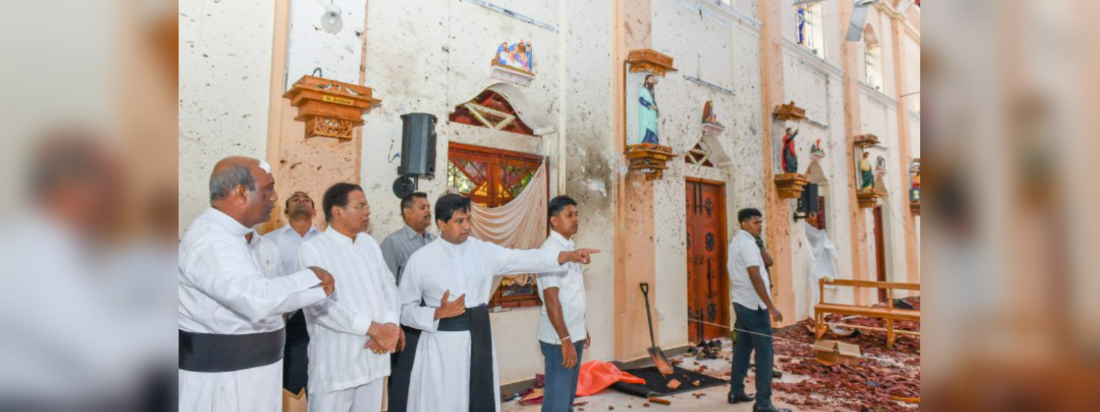 President inspects Katuwapitiya Church
