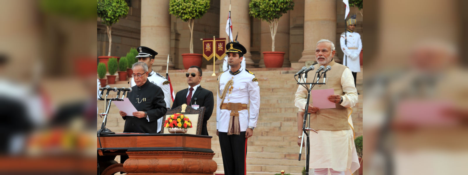 Modi's swearing-in: President to attend today