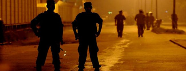 Police curfew imposed in North-Western province