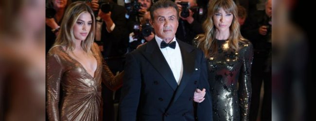 Action superstar Sylvester Stallone celebrated at Cannes