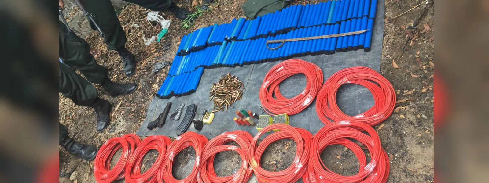 Weapons cache discovered at Sammanthurai