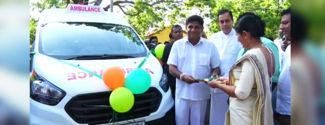 Ambulance donated to rural hospital 