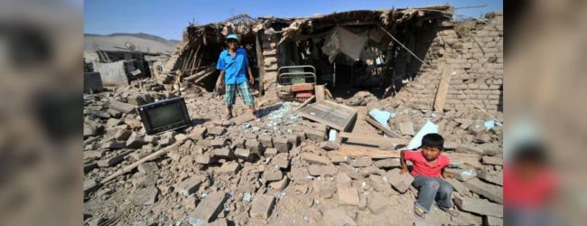 Strong earthquake of 8.0 magnitude strikes northern Peru
