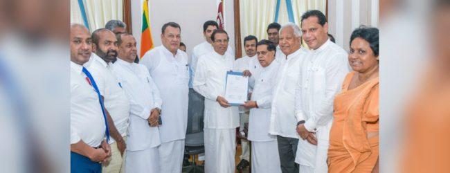 SLFP calls on President to contest next Presidential Election