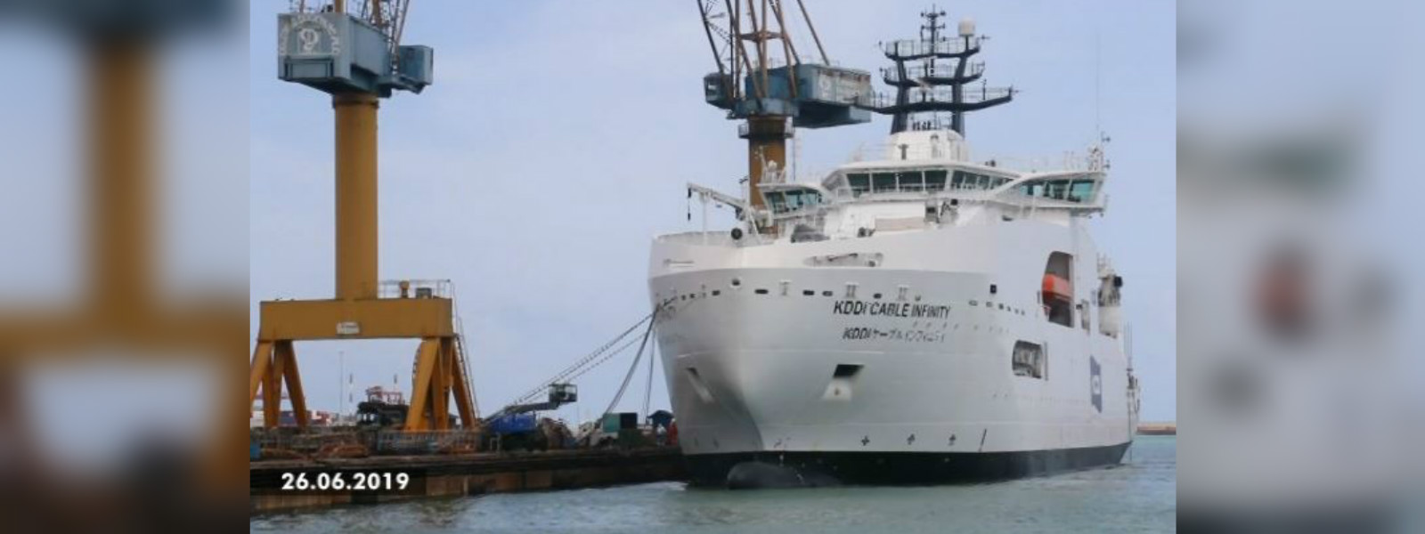 First ever modern cable laying vessel built in SL 