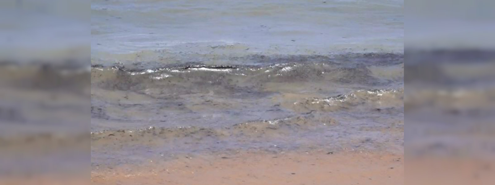 Black oil residue in Wellawatte and Mount Lavinia 