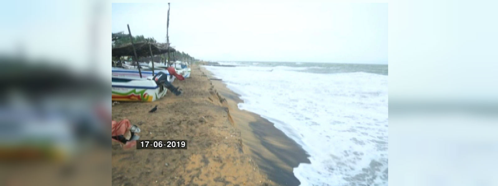 Over 200 metres of beach erosion in Chilaw