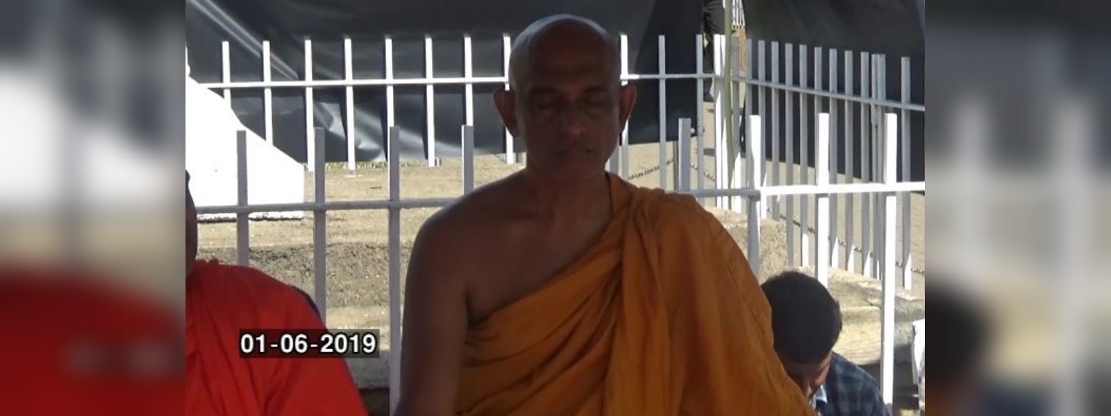 Ven. Rathana thero's fast enters day 4