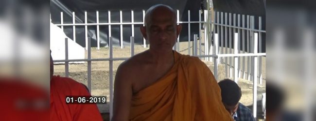 Ven Rathana Thero continues fasting for the 3rd consecutive day