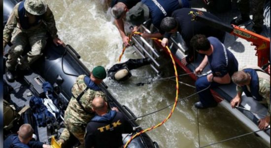 Danube: Rescue workers battle currents