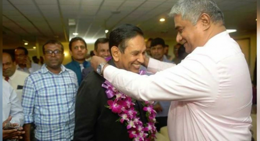 Rajitha Senaratne arrives after being reappointed as Deputy Chaiperson of WHO