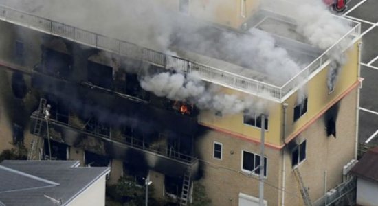 Several feared dead in Kyoto animation studio fire
