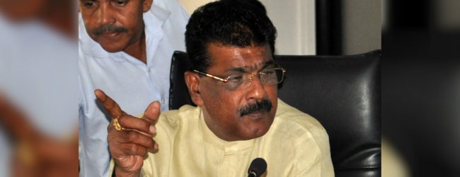 Wedaarachchi wants PM to check why Ravi K met MR