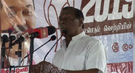 Candidate of the opposition alliance a member of the Rajapaksa family?