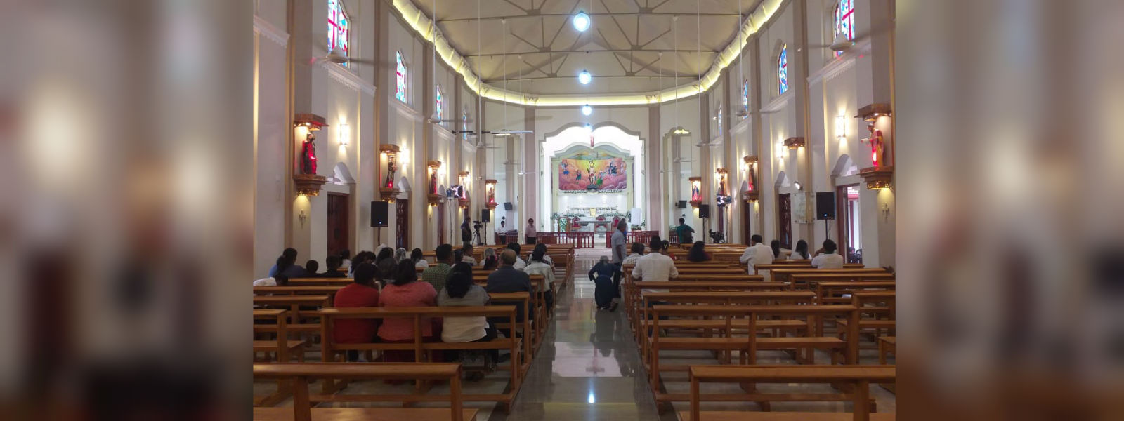 Katuwapitiya church reopens three months after terror attack