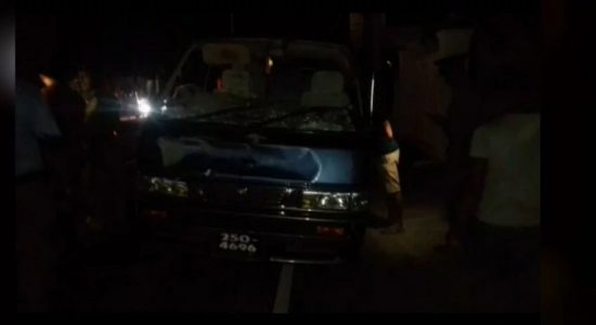 Van chase on Galle road : Suspect succumbs