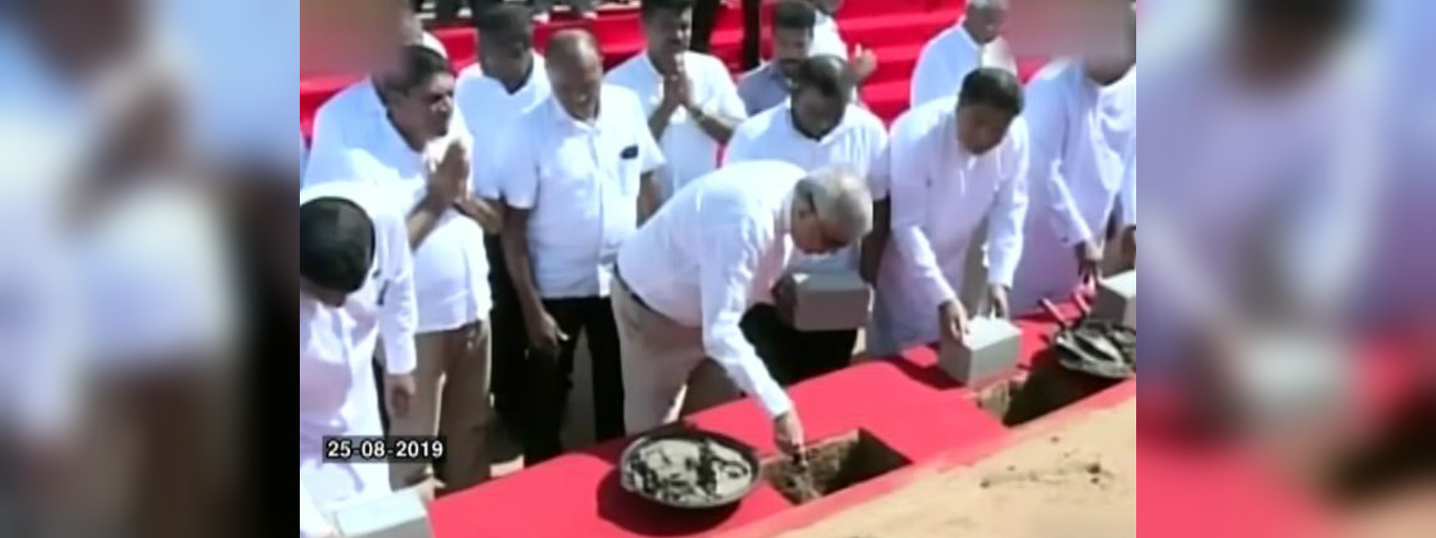 PM lays foundation stone for third largest reservoir in Sri Lanka