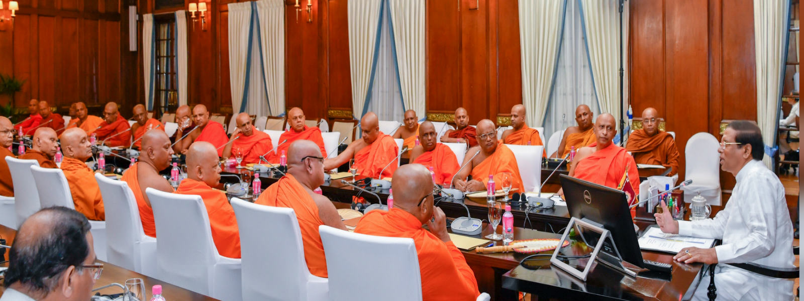 Strict action against those who distort Buddhism 