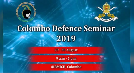 Colombo Defence Seminar shoots off today