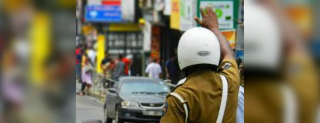 Vehicle travel along Colombo – Hanwella route to be restricted due to perehera