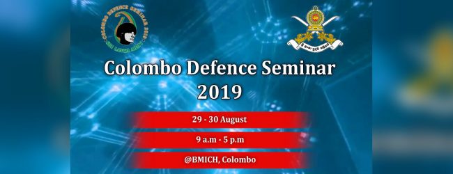 9th Colombo Defence Seminar from today