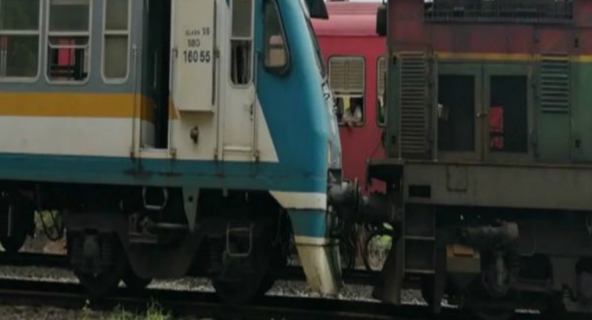 Train derails near Mahawa : Northern railway line train traffic disrupted