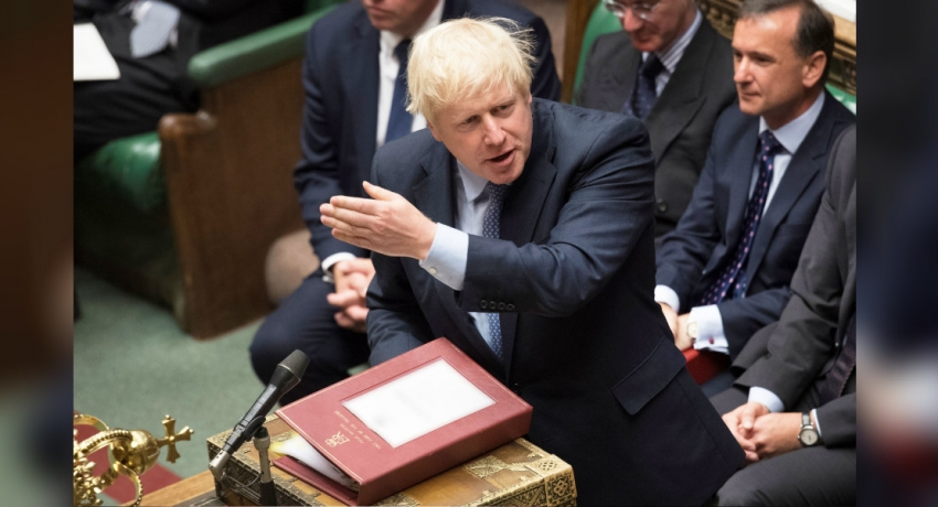 British PM, Boris Johnson against the delay of the BREXIT deal