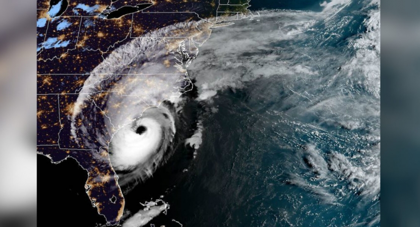 Tornado spins through North Carolina, hurrican Dorian remains close