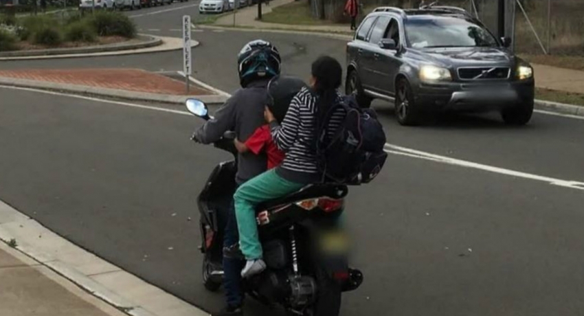 ‘Unaware of rules’, Indian couple caught riding with a child in Sydney