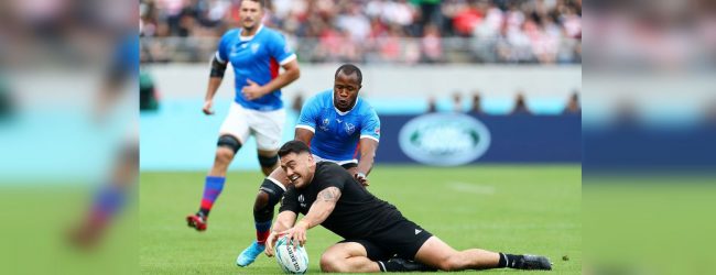 All Blacks run in 71 points against Namibia