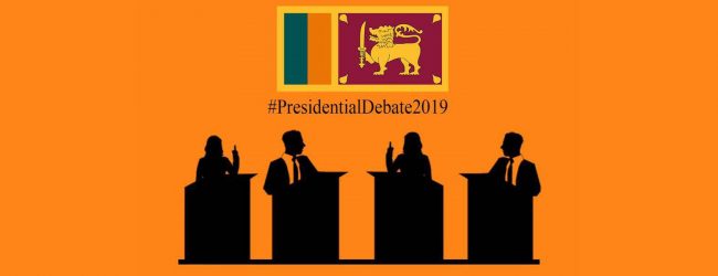 Presidential candidates on one platform today