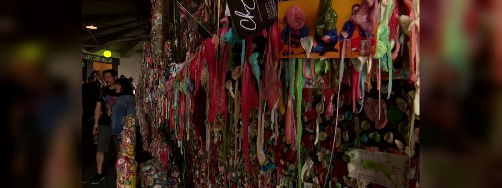 Sticky situation: Seattle’s ‘gum wall’ delights and disgusts in equal measure