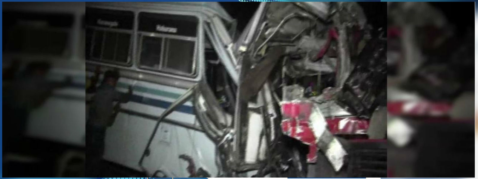 Bus collision in Minneriya claims one life, 60 injured