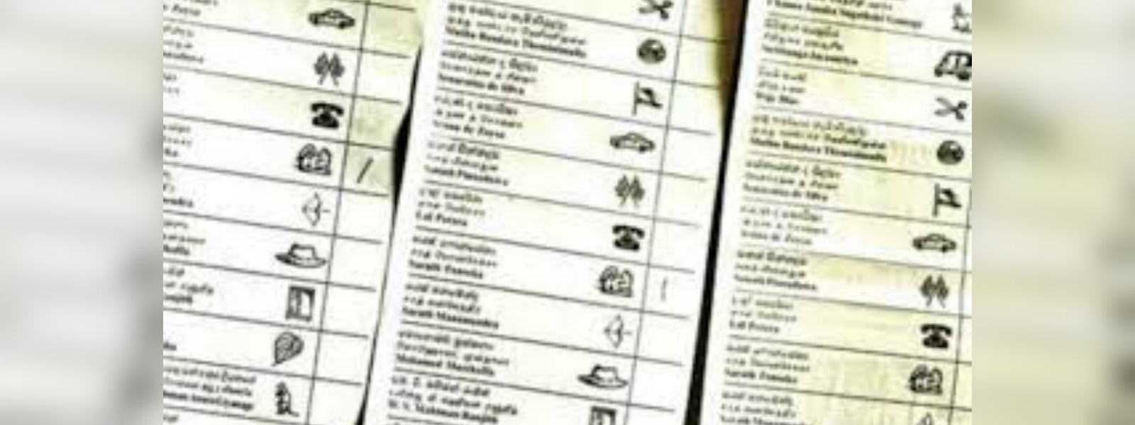 Presidential ballot papers being prepared 