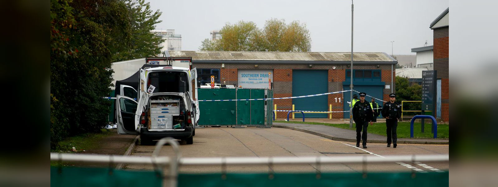 British police find 39 dead in truck container, arrest driver