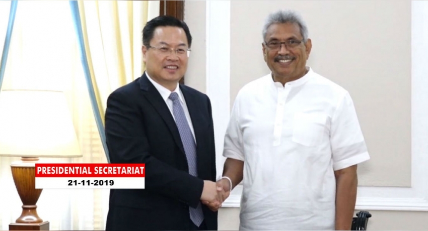 President Gotabaya Rajapaksa meets Chinese Ambassador
