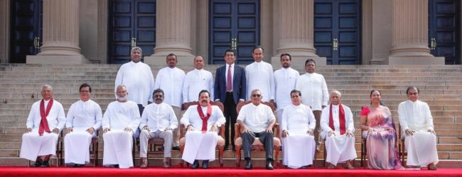 First cabinet meeting of the new govt tomorrow