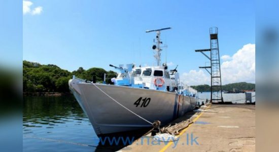 CG 410 handed over to the Sri Lanka Coast Guard