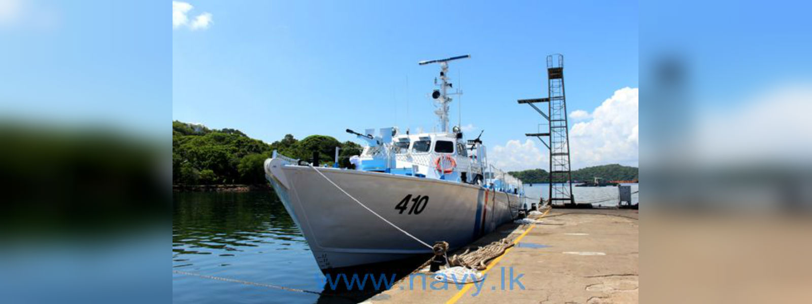 CG 410 handed over to the Sri Lanka Coast Guard