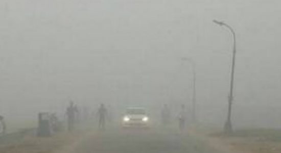 Air Quality Index reading has improved slightly